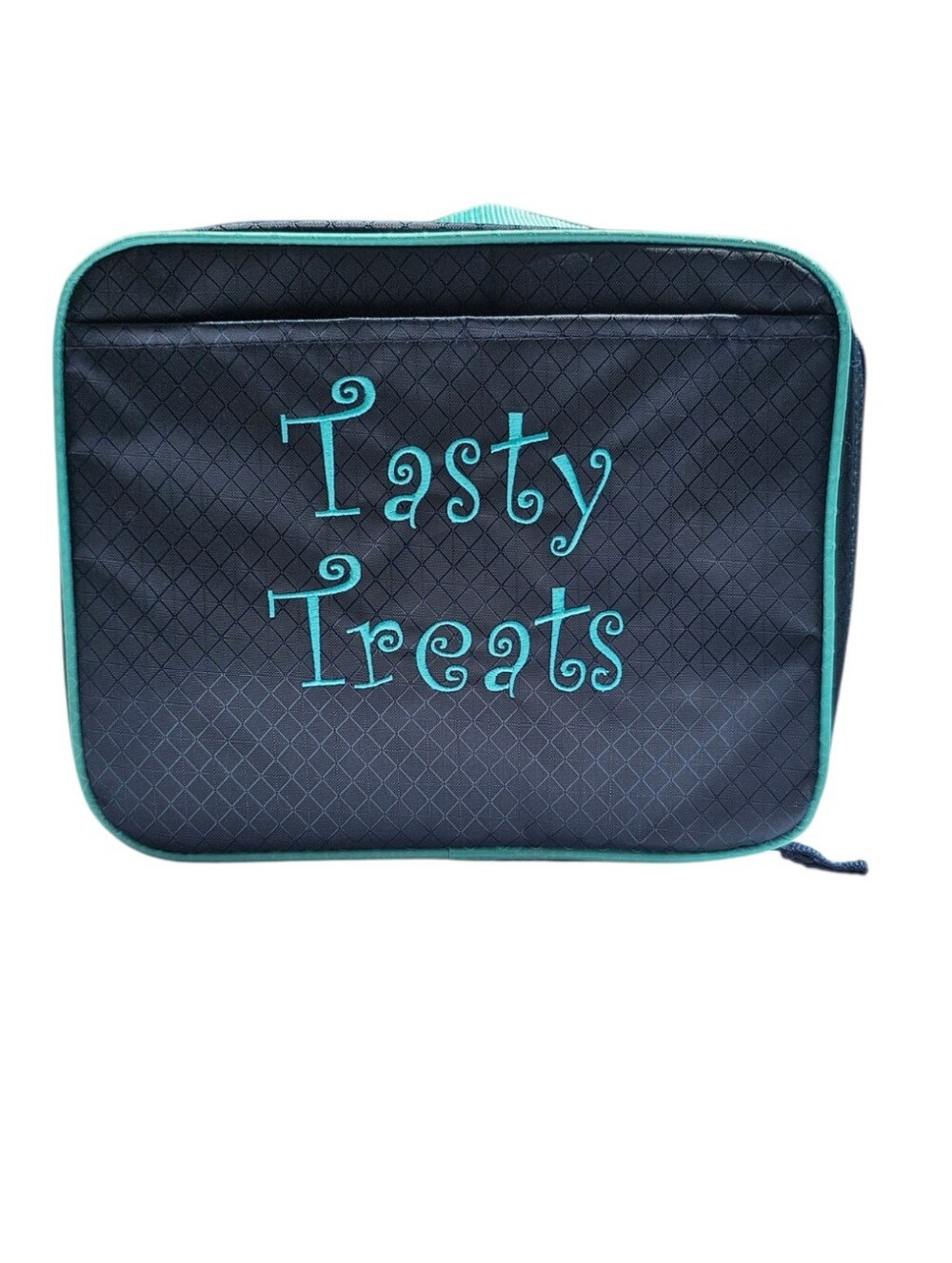 Tasty Treats Navy and Teal Lunch Bag By Thirty One
